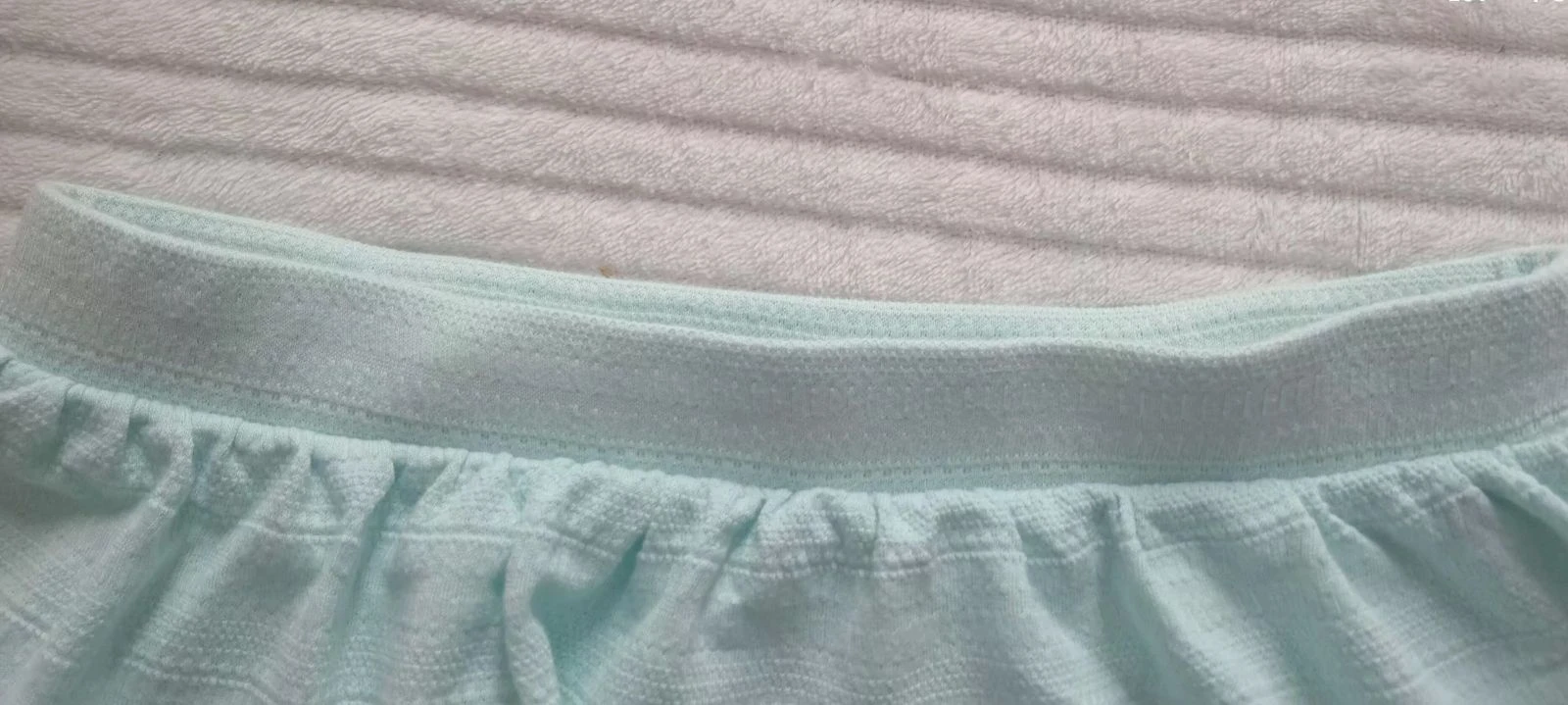 Saia Okaïdi de algodão premium, babados elegantes (10A) – photo 3